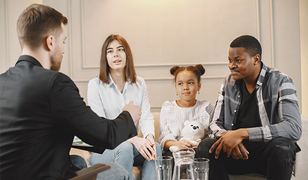 Family in Counseling Session